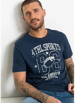 T-shirt met sportieve print (set van 2), bonprix