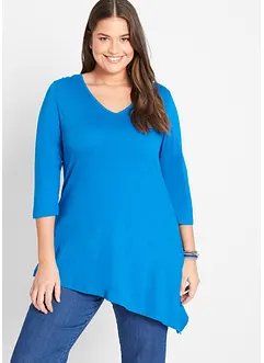 Asymmetrisch longshirt met zijsplitten, bonprix