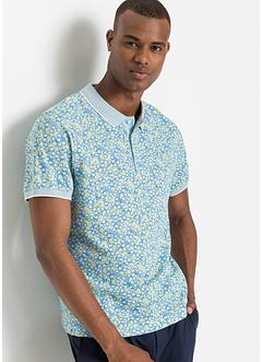 Piqué poloshirt van biologisch katoen, RAINBOW