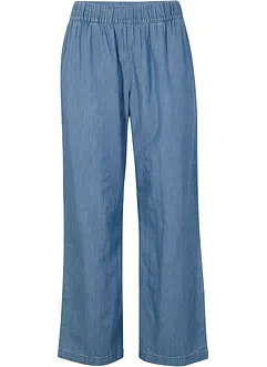 Lichte instapbroek met comfortband, wijd model, bonprix