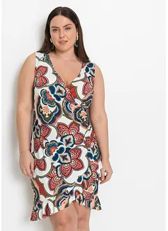 Mini jurk met volants, bonprix