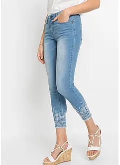 Skinny jeans met mid waist, bonprix