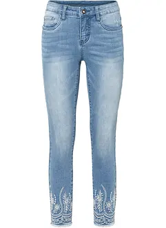 Skinny jeans met mid waist, bonprix