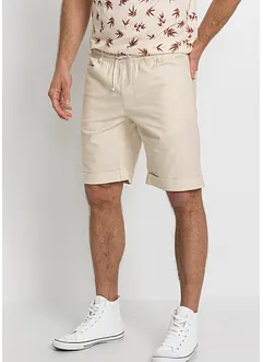 Instap bermuda van linnenmix, regular fit, bonprix