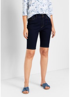 Super stretch jeans bermuda, high waist, bpc bonprix collection