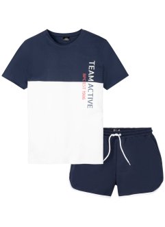 T-shirt en korte broek (2-dlg. set), bpc bonprix collection