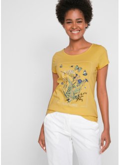Katoenen T-shirt met print, bpc bonprix collection