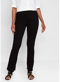 Wijd uitlopende legging van katoenmix (set van 2), bonprix