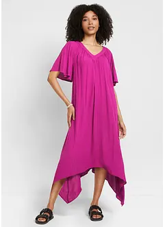 Lange kaftan jurk van crêpe, bonprix