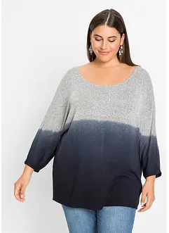 Oversized shirt met kleurverloop, bonprix