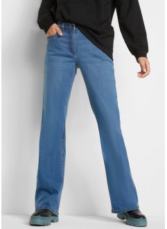 Flared jeans met stretch en deels elastische band, bpc bonprix collection