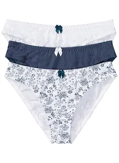 Slip (set van 3) met katoen, bonprix