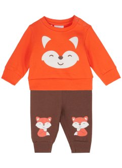 Baby sweater en sweatpants van biologisch katoen (2-dlg. set), bpc bonprix collection