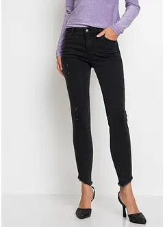 Skinny jeans met ritssluiting, bonprix