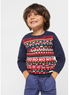 Gebreide trui voor kids met een Noors patroon, bpc bonprix collection