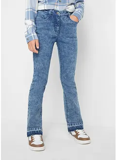 Meisjes stretch jeans, flared, bonprix