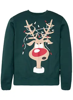 Sweater met kerstmotief, bonprix