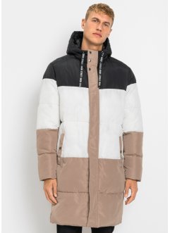 Lange, gewatteerde jas van gerecycled polyester, RAINBOW