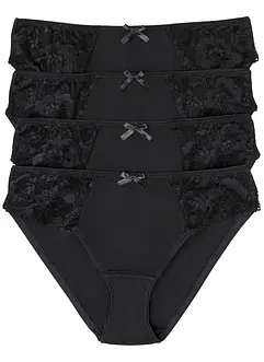 Slip (set van 4) met kant, bonprix
