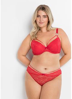 Voorgevormde beugel bh met versierde bandjes en gerecycled polyamide, BODYFLIRT