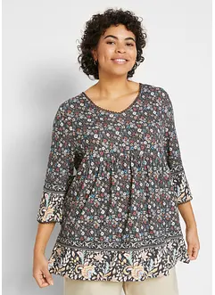 Shirt tuniek van viscose, bonprix