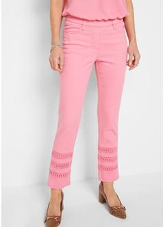 7/8 stretch broek met broderie anglaise, bpc selection