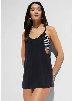 Lange tankini (2-dlg. set) in layerlook, bonprix