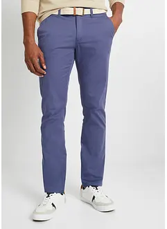 Regular fit stretch chino met rem, straight, bonprix