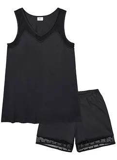 Shortama met kant (2-dlg.), bonprix