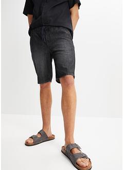 Regular fit jeans bermuda met elastische band (set van 2), John Baner JEANSWEAR