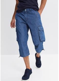 3/4 jeans met cargozakken, loose fit, John Baner JEANSWEAR