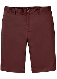 Stretch chino bermuda met comfort fit en lichte glans, regular fit, bpc bonprix collection