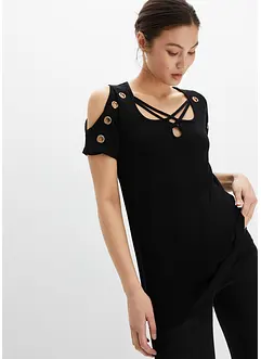 Shirt met straps, bonprix