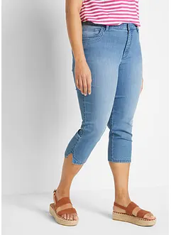 Slim fit mid waist 3/4 jeans (set van 2), bonprix