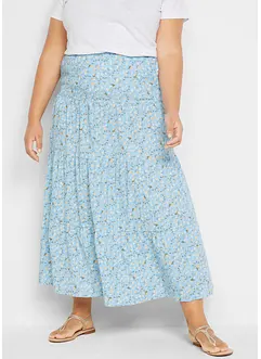 Maxi rok met volants, bonprix