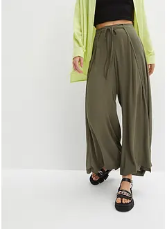 Broek van soepele viscose, bonprix