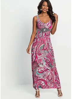 Maxi jurk met applicaties, bonprix