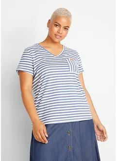 T-shirt, gestreept, bonprix