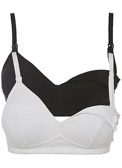 Voedingsbh zonder beugels met biologisch katoen (set van 2), bonprix