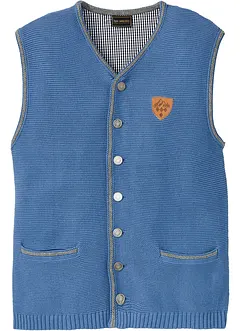 Mouwloos vest in Tiroler look, bonprix