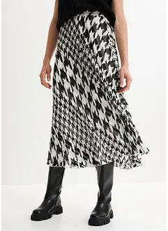 Chiffon rok met pied-de-poule, bonprix