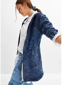 Lichte denim parka, bonprix