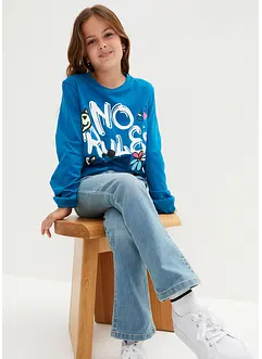 Meisjes longsleeve met biologisch katoen, bonprix