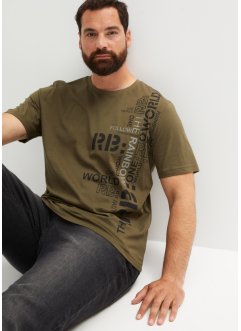 T-shirt van biologisch katoen, RAINBOW