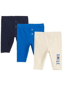 Baby legging met biologisch katoen (set van 3), bpc bonprix collection