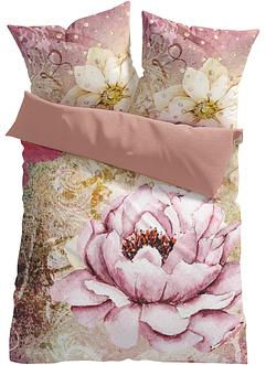 Dubbelzijdig dekbedovertrek met bloemen, bpc living bonprix collection