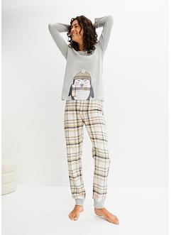 Pyjama met flanellen broek (2-dlg. set), bpc bonprix collection