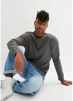 Henley shirt, lange mouw, bonprix