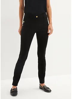 Stretch instapbroek met sierknopen, bonprix