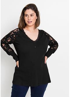 Longsleeve met kant, BODYFLIRT